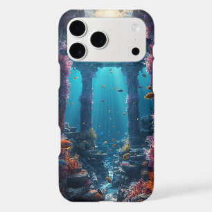 Étui de téléphone de forêt sous-marine esthétique