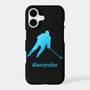 Étui de téléphone de hockey sur glace nom du joueu