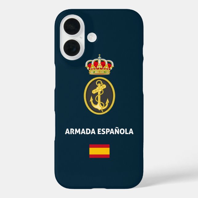 Étui de téléphone de passeport Armada Española (Verso)