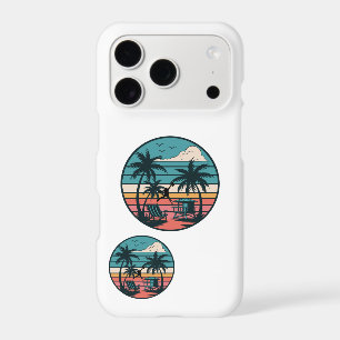 Étui de téléphone de plage pour vacances en famill