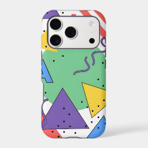 Étui de téléphone de style Memphis Dopamine Décor