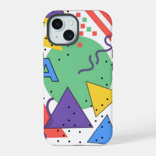 Étui de téléphone de style Memphis Dopamine Décor