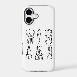 Étui de téléphone dentaire anatomie des dents vint
