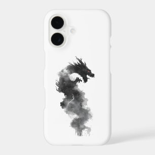 Étui de téléphone Dragon Fantastique encre noire a