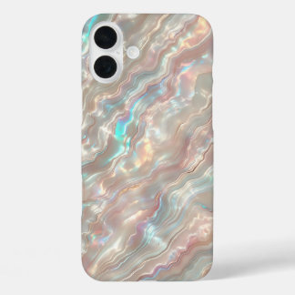 Étui de téléphone en agate perlée de luxe - Irides