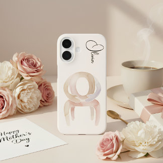 Étui de téléphone en aquarelle abstraite Chaise de
