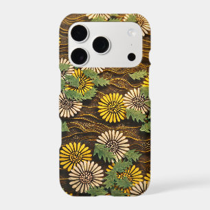Étui de téléphone en art de pissenlit japonais   K