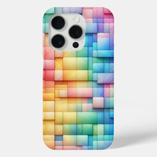 Étui de téléphone en bloc de bonbons pastel modern