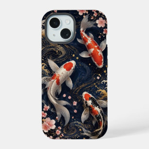 Étui de téléphone en forme de carpe koï japonaise 