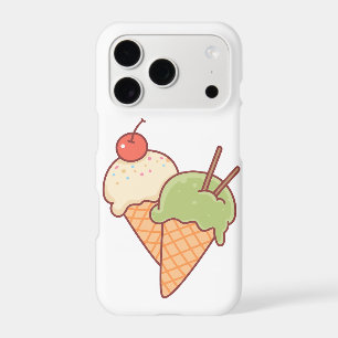 Étui de téléphone en forme de cône de glace