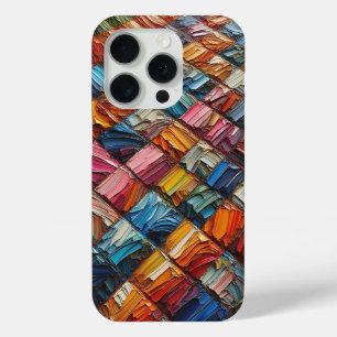 Étui de téléphone en peinture à l'huile colorée ar