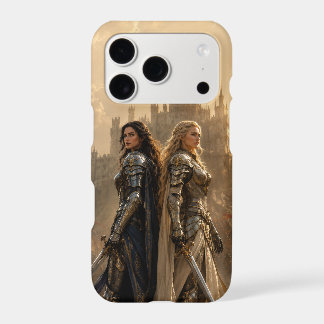 Étui de téléphone Fantasy Twin Warrior Guardians
