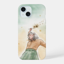 Étui de téléphone | Fille à la fleur