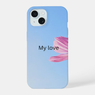 Étui de téléphone fleur rose esthétique