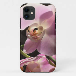 Étui de téléphone floral Orchidée rose