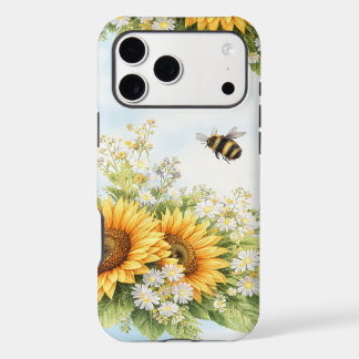 Étui de téléphone floral tournesol