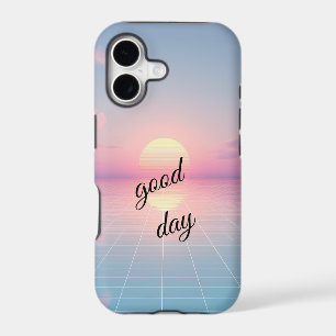 Étui de téléphone « Good Day » à grille minimalist