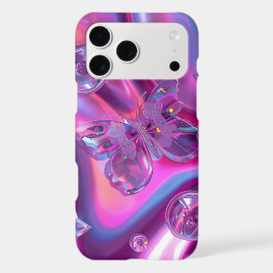Étui de téléphone holographique papillon Y2K   Chr