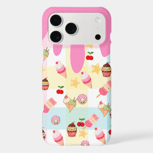 Étui de téléphone Kawaii Ice Cream & Drip