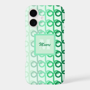 Étui de téléphone Loopy Lines - Vert ombré