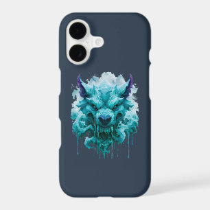 Étui de téléphone Loup à Glace qui Tombe