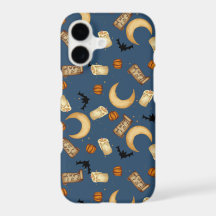 Étui de téléphone Lune céleste bleue Halloween sor