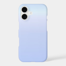 Étui de téléphone minimaliste dégradé bleu pervenc