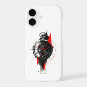 Étui de téléphone montre de poche Trash Polka Abst