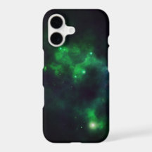 Étui de téléphone nébuleuse verte