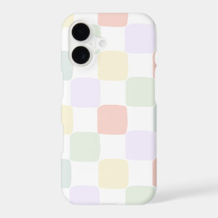 Étui de téléphone pastel abstrait moderne