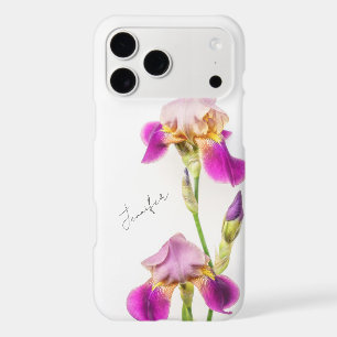 Étui de téléphone personnalisé à fleur d'iris vibr