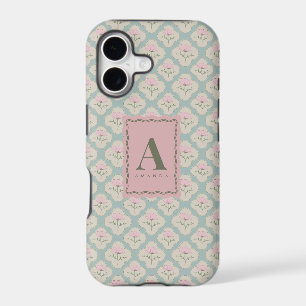 Étui de téléphone personnalisé à fleurs roses