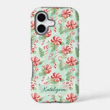 Étui de téléphone personnalisé à la menthe poivrée