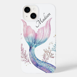 Étui de téléphone personnalisé en queue de sirène