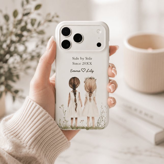Étui de téléphone personnalisé Meilleures amies cô (Créateur téléchargé)