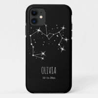 Étui de téléphone personnalisé minimaliste constel