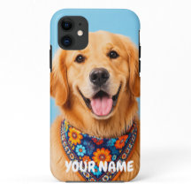 Étui de téléphone personnalisé pour Golden Retriev