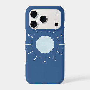 Étui de téléphone Phase Lunaire Céleste - Sarcelle