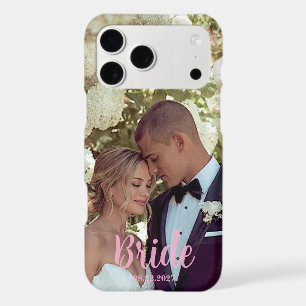 Étui de téléphone photo de mariage personnalisé