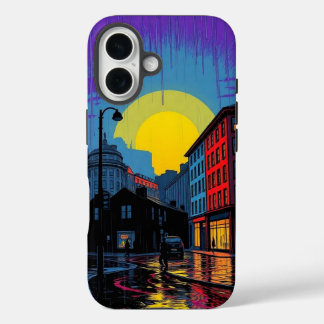 Étui de téléphone Pop Art pour cycliste urbain vib