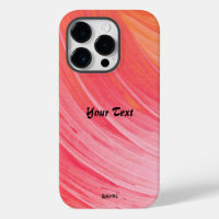 Étui de téléphone portable Tourbillon Rose Saumon
