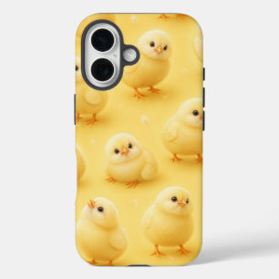 Étui de téléphone poussin bébé mignon - Jaune duve