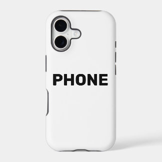 Étui de téléphone qui dit téléphone