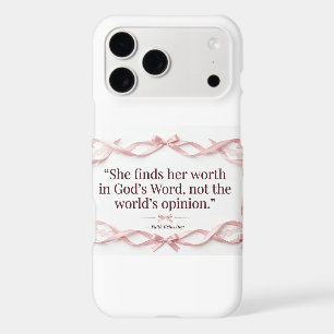 Étui de téléphone Ruban Rose Tendance  Esthétique 