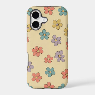 Étui de téléphone sans couture à motif floral past