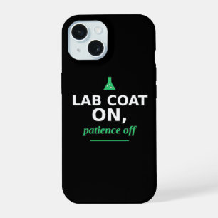 Étui de téléphone scientifique avec blouse de labo