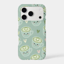 Étui de téléphone Sourire de Matcha Latte Sucré