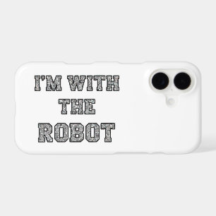 Étui de téléphone texte robot