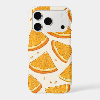 Étui de téléphone tranche d'orange mignon pour iPh