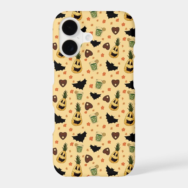 Étui de téléphone tropical effrayant (Verso)